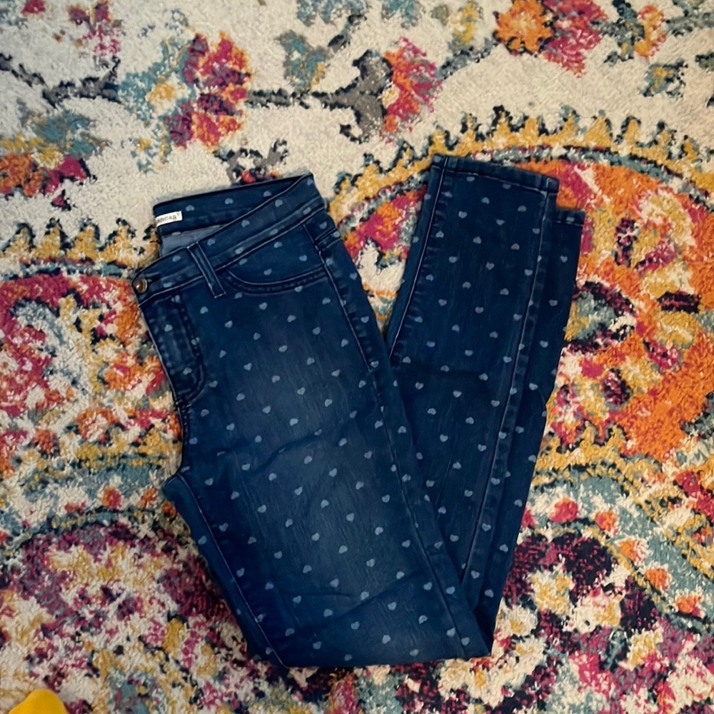 Kancan Heart skinny jeans low-mid rise